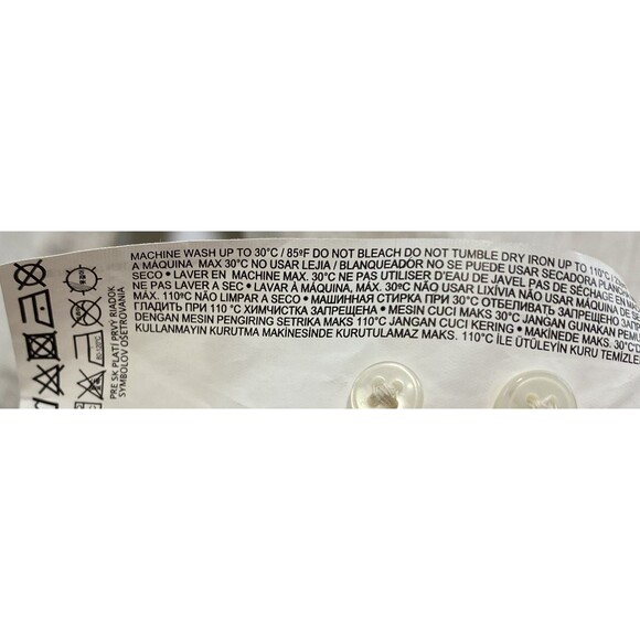 MNG Man Mango Linen Shirt Mens XL Beige Regular Fit Long Sleeve Button Up Eco - Picture 7 of 11